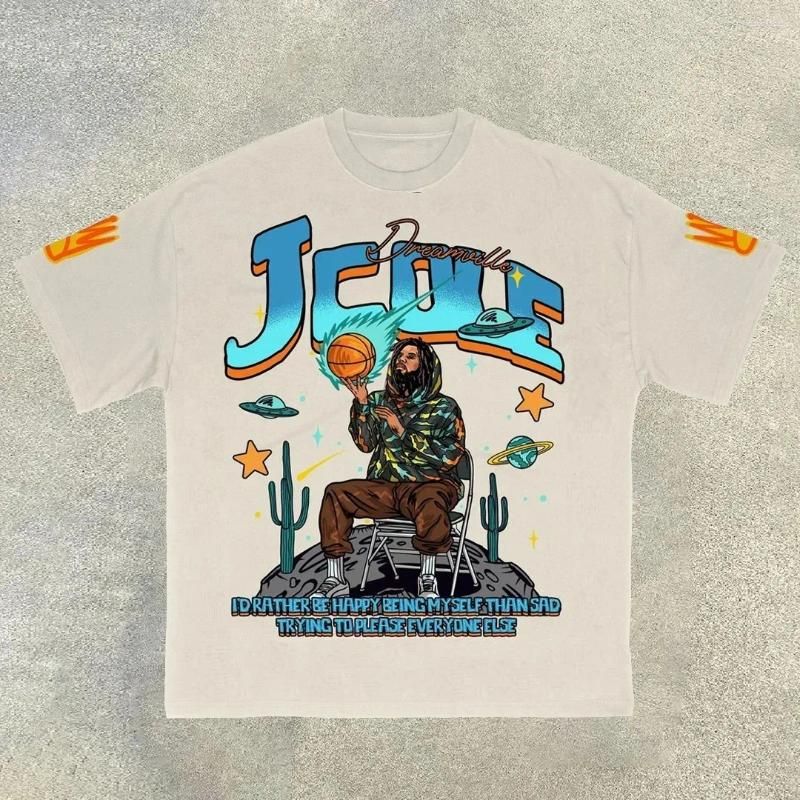 Mens T-Shirts T Shirts Summer Basketball T-Shirt Sports Style Short Sleeve Cotton Print Loose And Womens Street Hip Hop Clothing Tops Otd0Q