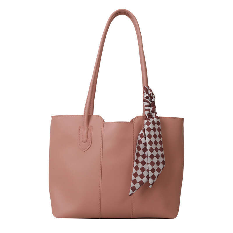 Daily commuting large capacity women's class bag, tote 2024 new simple and fashionable shoulder bag