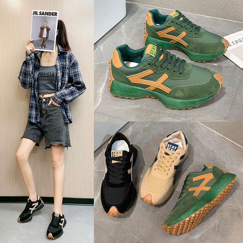 Women Casual Shoes Sports Shoes Non-Slip Platform Sneaker Breathable Gym Jogging Walking Shoes