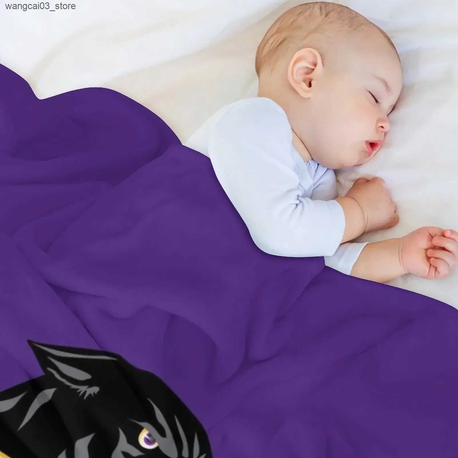 Blankets Swaddling Prairie View Panthers Throw Blanket Luxury Designer Stuffeds Blankets L240910