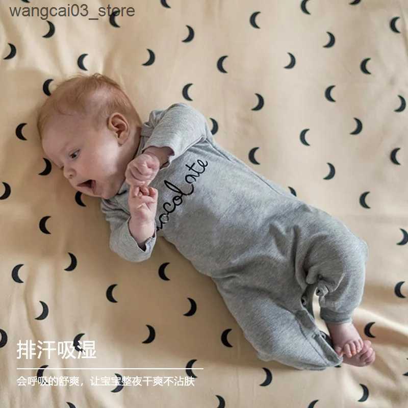 Blankets Swaddling Newbron Kid Baby Boys Girls Blanket Cute Sweet Cotton Floral Swaddling Soft New born Baby Stroller blanket L240910