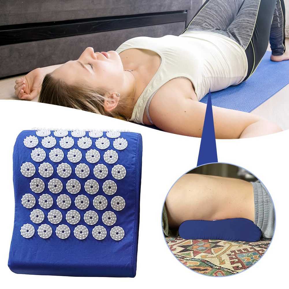 Low back pillow for relieving neck pain deep relaxation needle massage pillow perfect gift idea for relaxation W240819