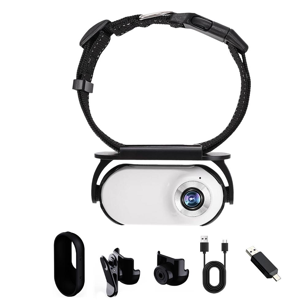 Mini Portable Stable Sport Action Body Camera With Video Cat Collar Camera For Pet Cameras Monitors With 120 Wide Angle Lens