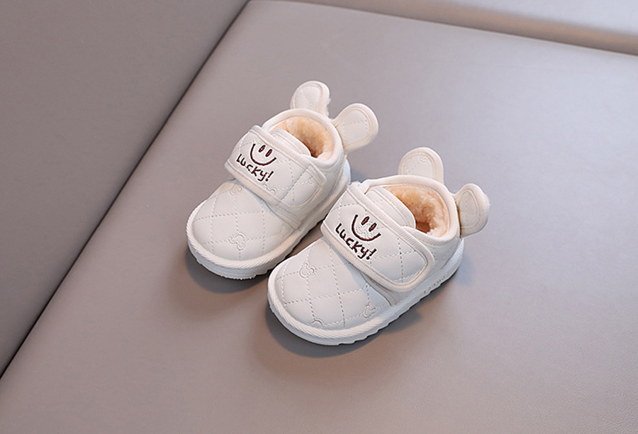 Baby Winter Warm Boots Non-slip Boy and Girl Snow Boots Velcro Cutefeet Children Rabbit Cartoon Shoes 1-6 Years Old Sizes 17-28
