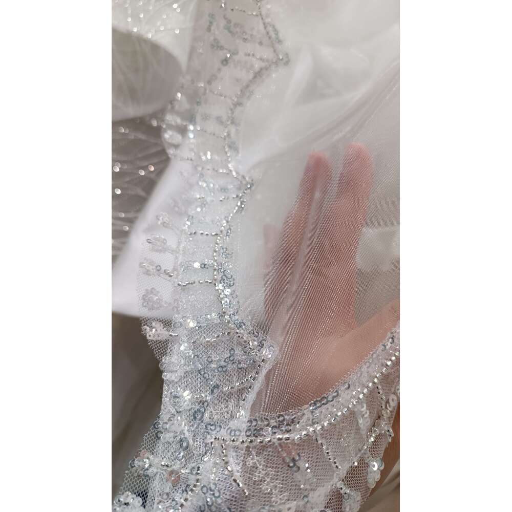 Crystals Green Collection Princess Ball Gown Lace Stuning Bridal Wedding Dresses