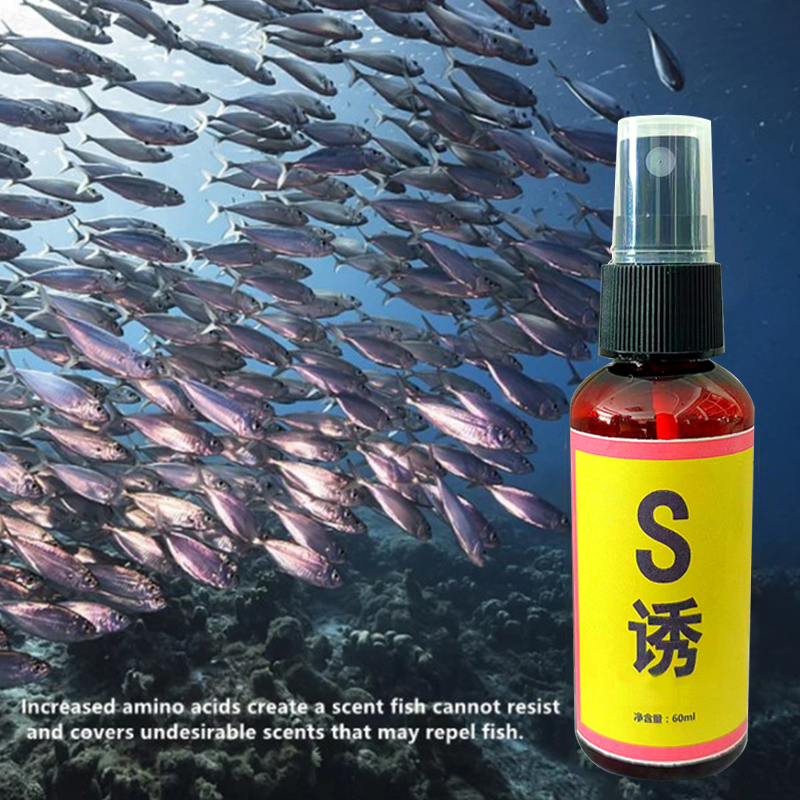 Fishing Baits Attractants 60ml Lures Liquid Attractant Natural Scent Drag For Sea River Freshwater Fish Effective Attract Fish