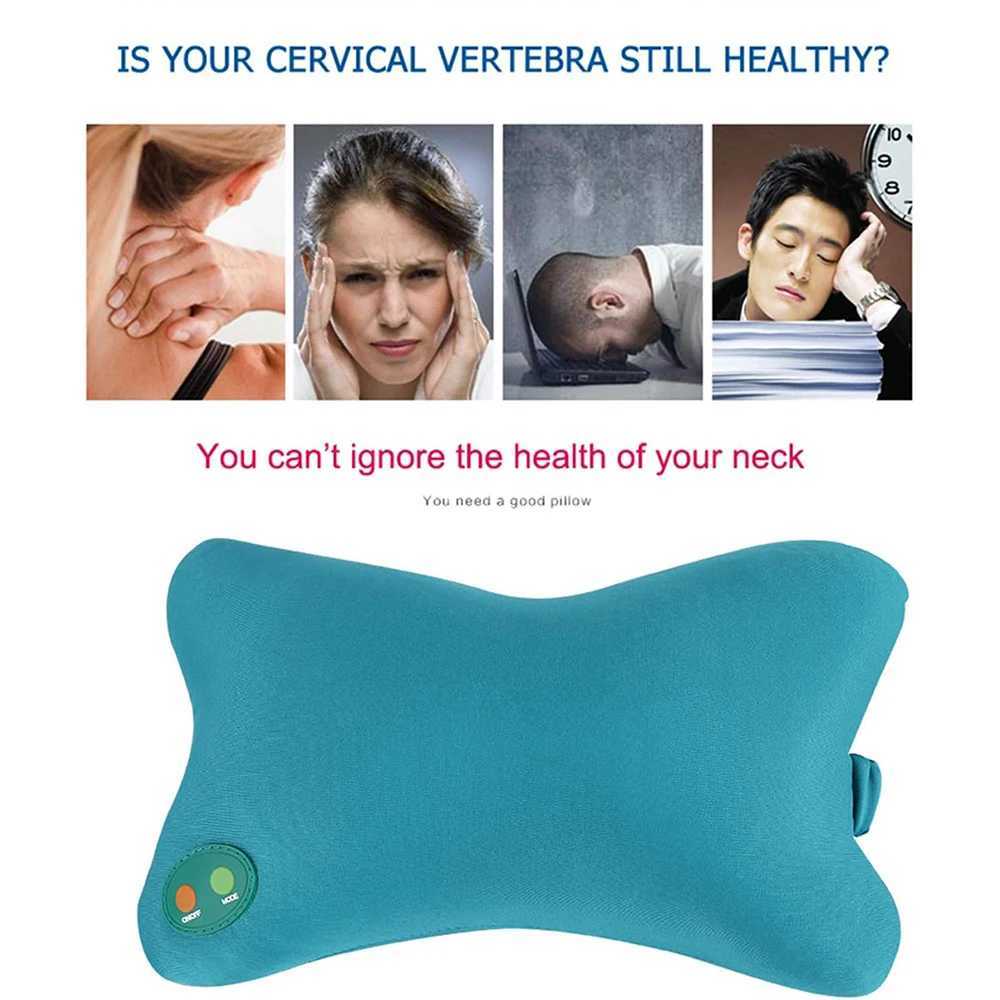 Massage pillow electric neck massager household car neck and back massager pain relief muscle relaxation W240819