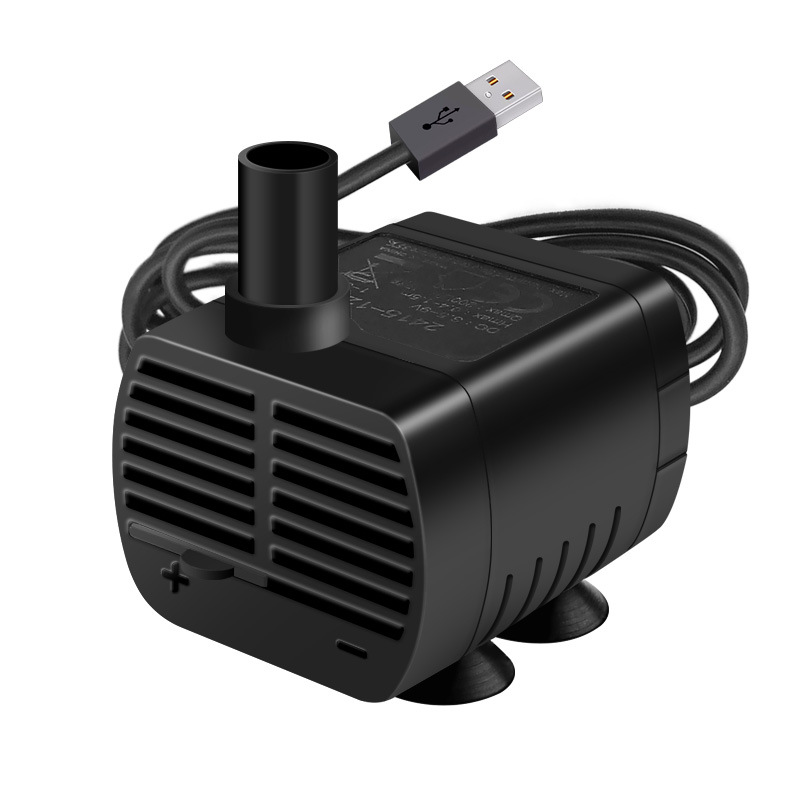 Silent USB Water Pump DC 5V Brushless Water Pump for Pet Water Dispenser Rockery Fountain Fish Tank Submersible Pumps Aquarium