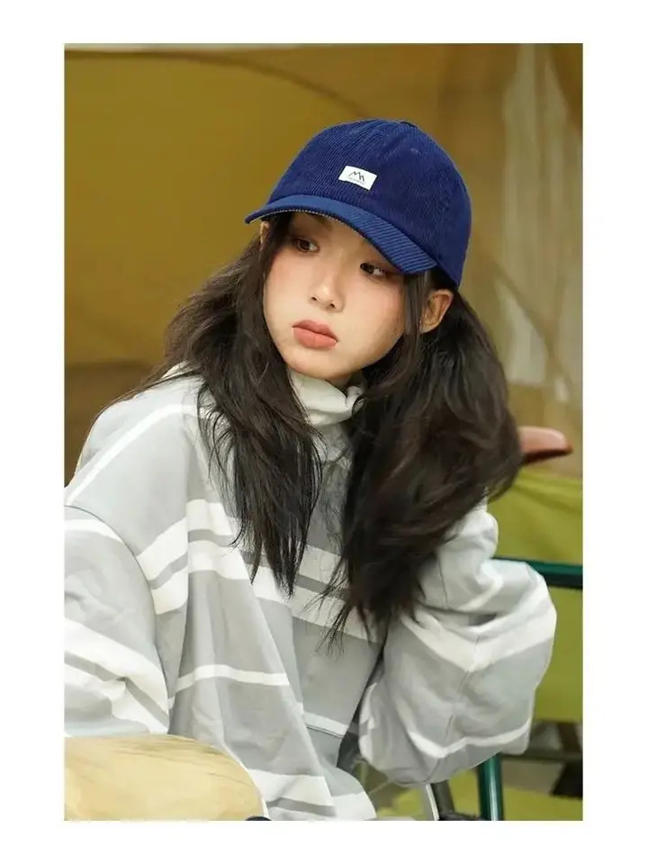 Duck Tongue Hat Womens Summer Big Head Circle Deep Baseball Sunshade Sports Camping Climbing 241009