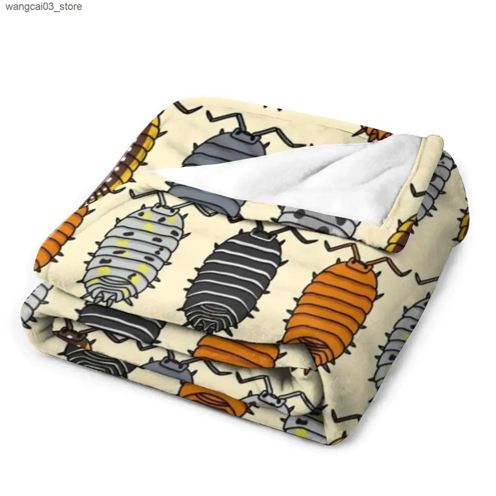 Blankets Swaddling Isopods Throw Blanket for winter Luxury Thicken Blankets L240910