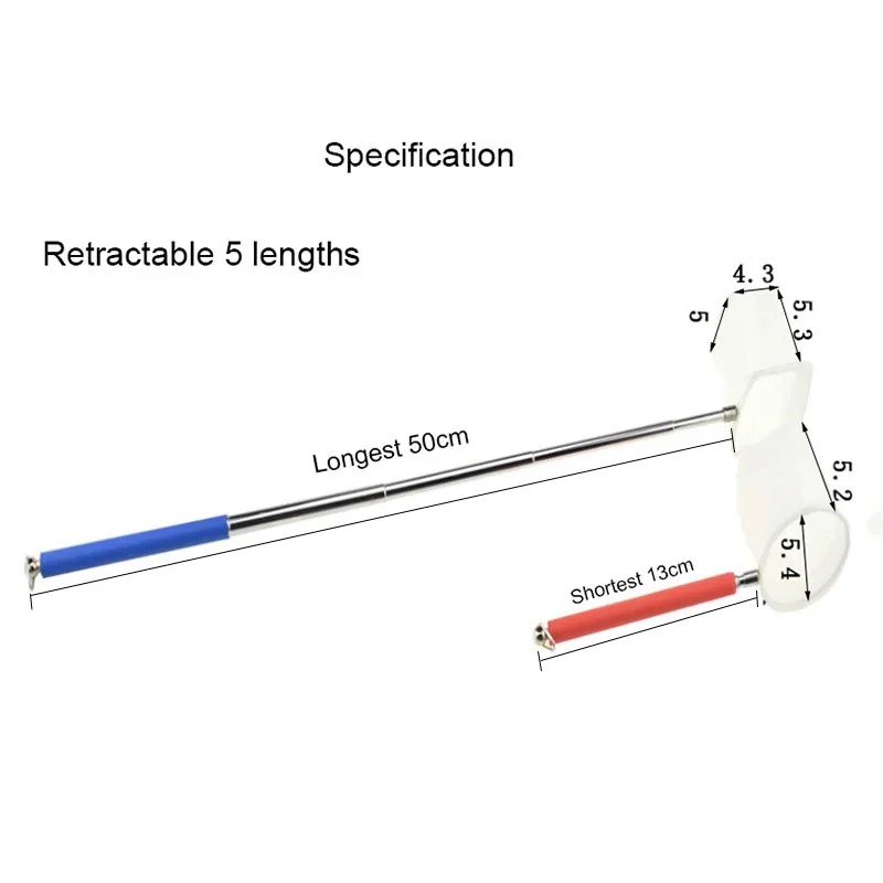 Retractable 3D Aquarium Fish Tank Catch Net Stainless Steel Rod Fishing Round Square Pocket Shrimp Catching Nets 18-53CM New