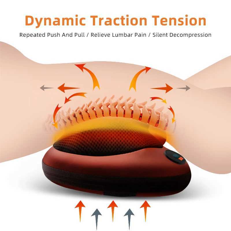 Electric neck massage pillow shoulder neck and back relaxation heating knee infrared physical therapy acupressure massage W240819