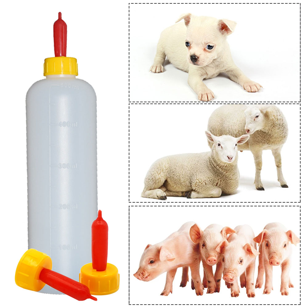 10PC Soft Rubber Nipple Farm Poultry Livestock Sprite Coke Bottle Milk Drink Pacifier for Sheep Goat Lamb Livestock Feeding Tool