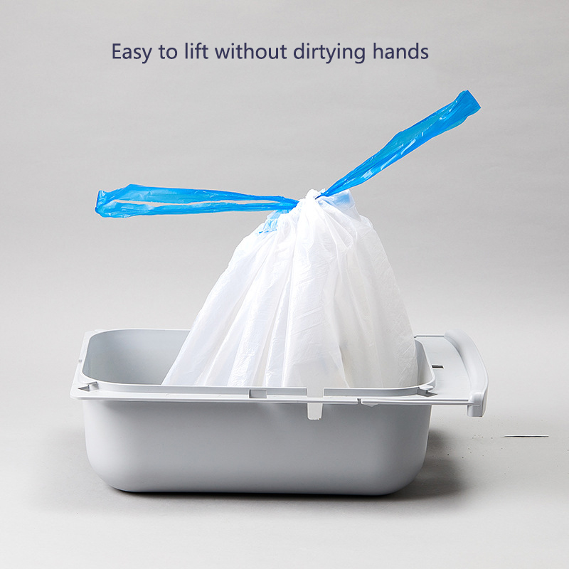 20Pcs Replacement Poop Bag For Automatic Self Cleaning Cat Toilet Tray Box Home Smart Cat Toilet Storage Bag Cleaning Supplies