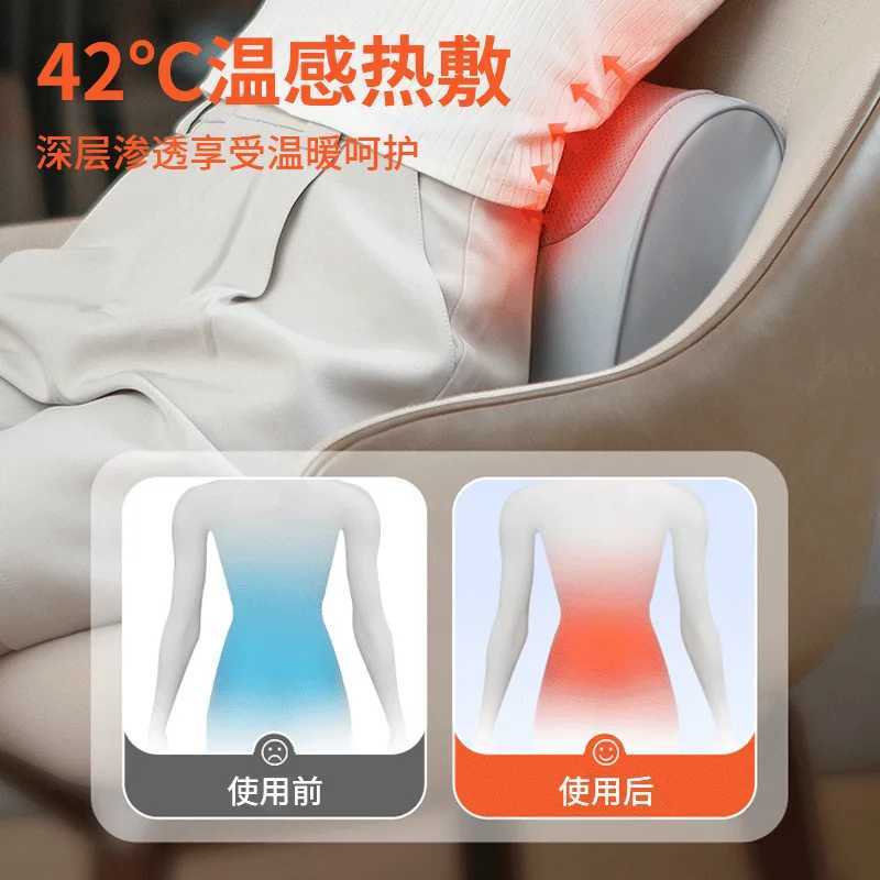 Cervical spinal massage electric shoulder and neck massagers car and home pads leg and waist massagers with thermal plug models W240819