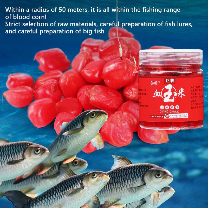 Carp Fishing Bait Fishing Attractant Additive Natural Blood Corn Fish Lure Scent For Herring Trout Snakehead Tilapia Bighead