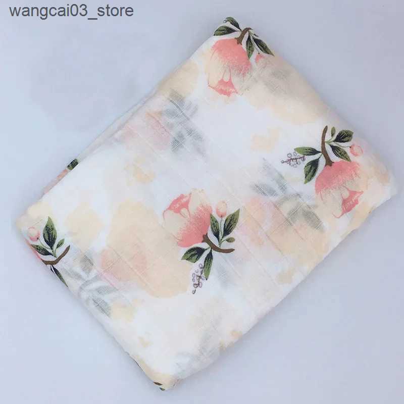 Blankets Swaddling Baby Blanket Newborn Muslin 100% Cotton Baby Blanket Swaddle Wrap Receiving Blanket Bath Towel 120x120cm Bedding Muslin Swaddle L24