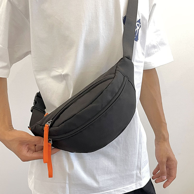 Chest casual sports waist ins trendy brand women's versatile simple crossbody men's single small shoulder bag