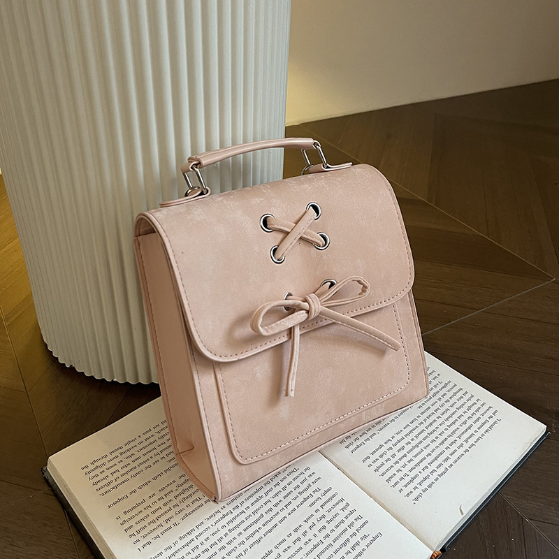 Shoulder for women small fresh fashionable Korean version butterfly bow cute hand-held shoulder bag backpack