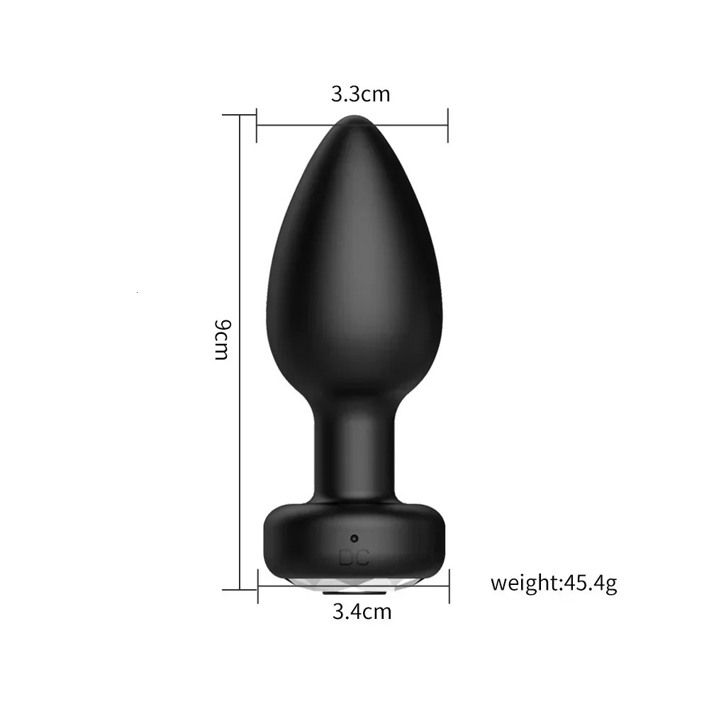 APP Remote Control Anal Plug Vibrator Sex Toys Wireless Bluetooth Male Prostate Stimulator Massager Adult Products Unisex 241010