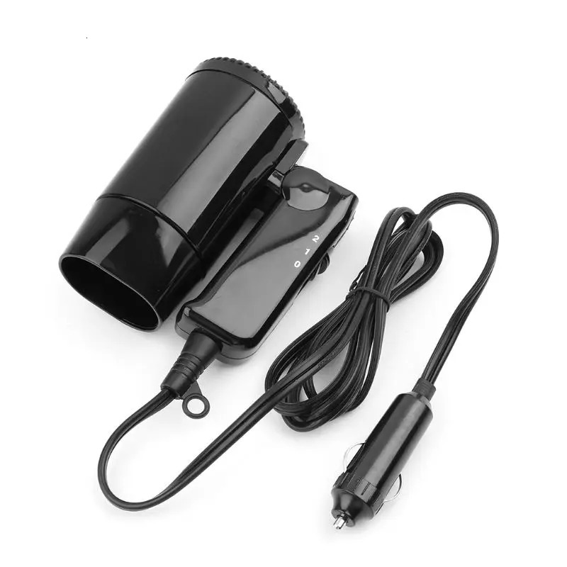Portable 12V Car-styling Hair Dryer Cold Folding Blower Window Defroster 241009