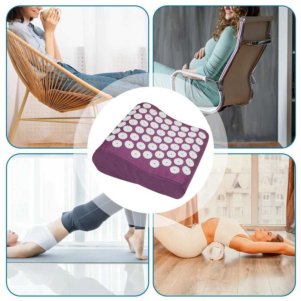 Low back pillow for relieving neck pain deep relaxation needle massage pillow perfect gift idea for relaxation W240819
