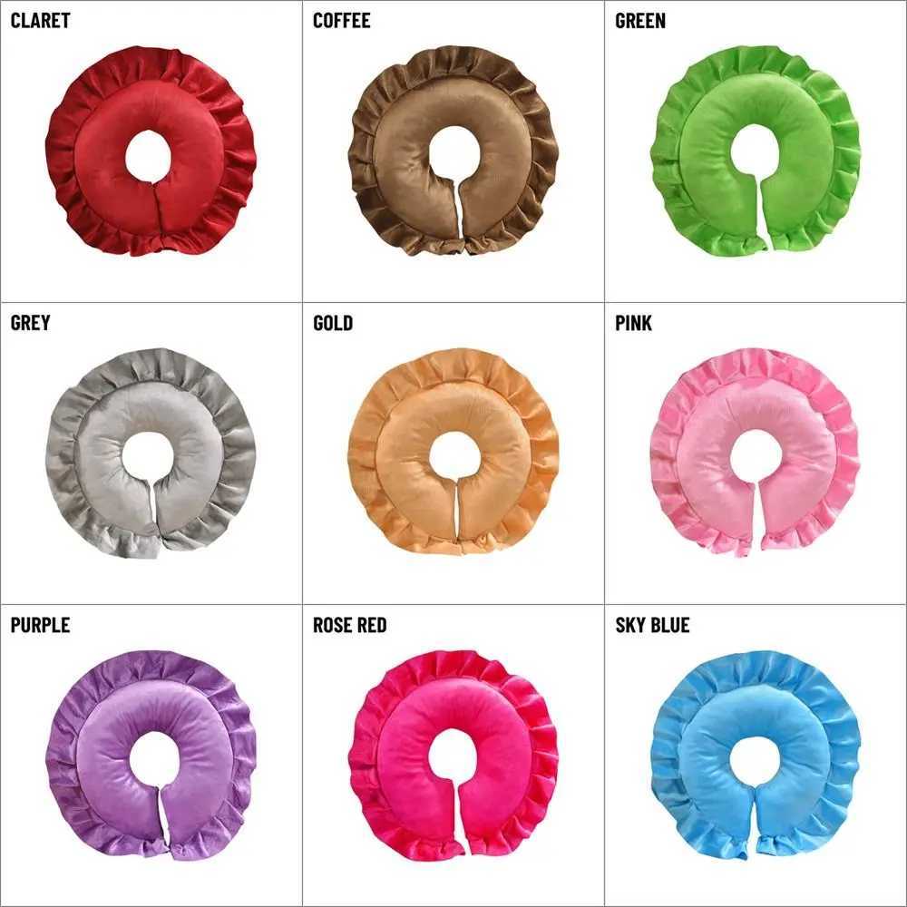 Soft cushion massage tool slow rebound flower shaped detachable U-shaped pillow facial pillow facial massage pillow W240819