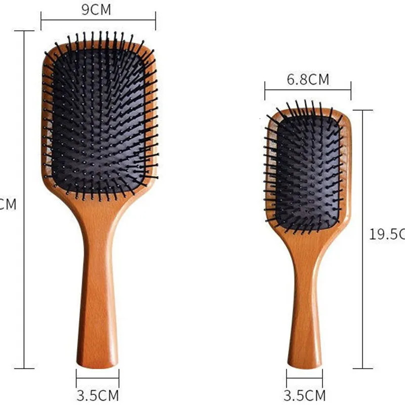 For Aveda Salon-Quality Hair Styling Gift Parts - Portable Air Cushion Massage Comb and Anti-Static Detangling Hairbrush Set 241011