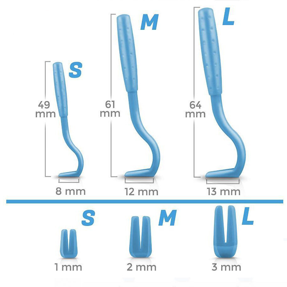3Sets Flea Remover Hook Tick Remover Tweezer Tick Pull Pet Cat Dog Tick Clamp Accessaries Pet Mite Flea Extractor Dog Accessarie