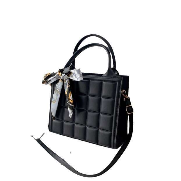 Bag for women 2024 new trendy and fashionable hand-held small square bag, versatile silk scarf texture, single shoulder crossbody bag