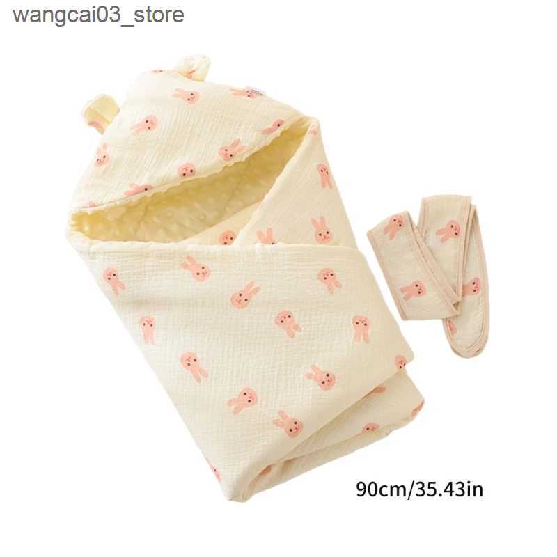 Blankets Swaddling Cotton Blanket for Toddler Newborn Stroller Blankets Cover Strong Absorbent Swaddles Wrap Quilt with Pattern L240910