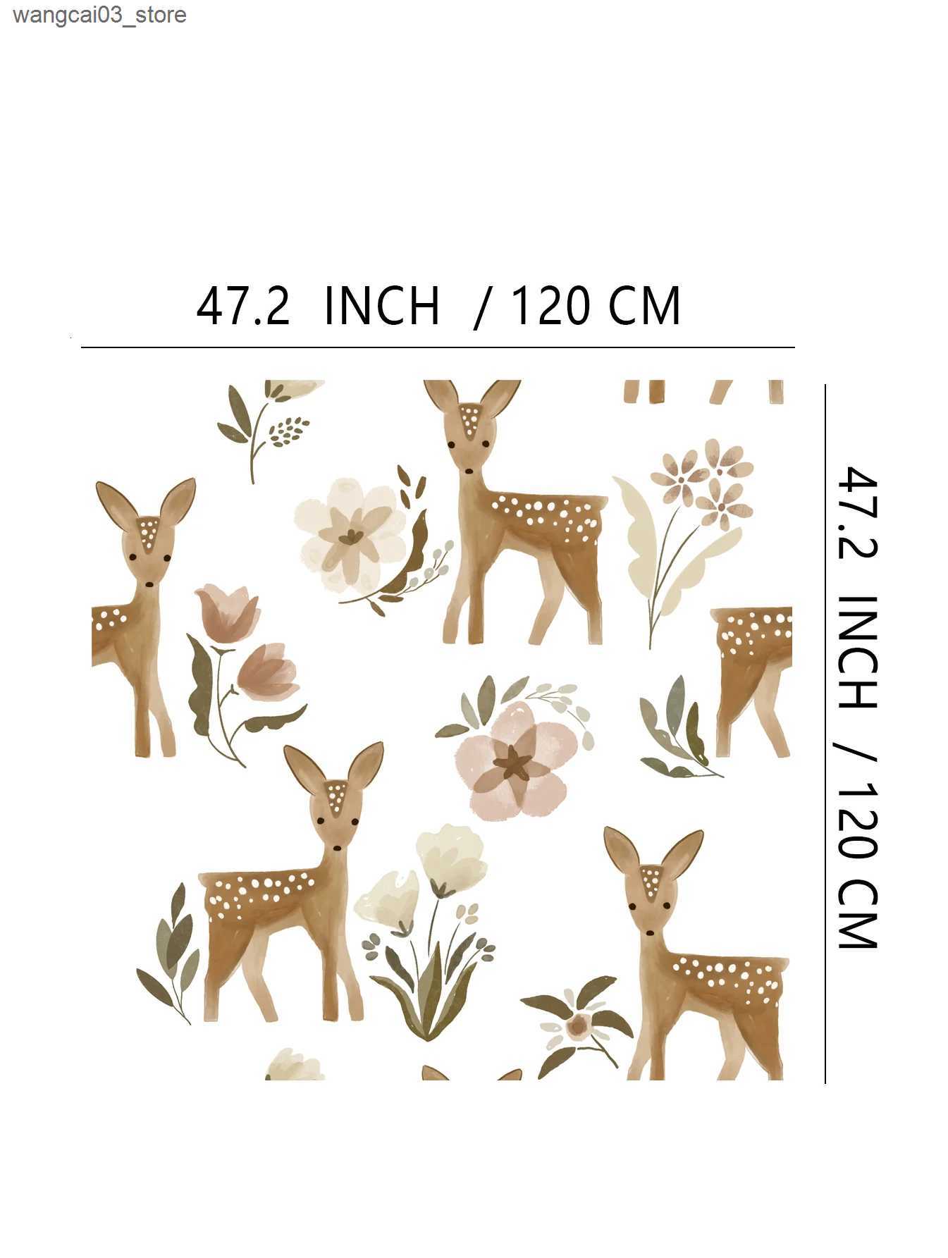 Blankets Swaddling Popular Digital Print Bamboo Cotton Muslin Swaddle Blankets High Quality 120*120cm Newborn Bath Towel Wrap Baby Item Mother Kids L2