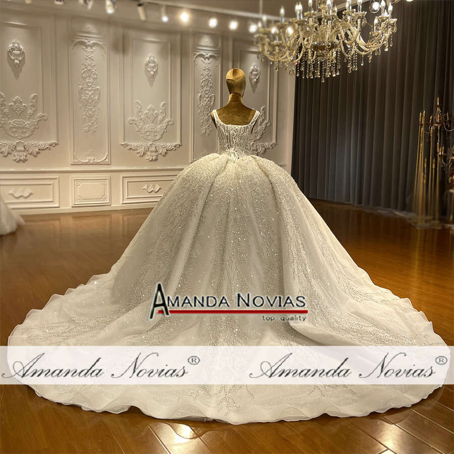 Straps Wedding Dress New Design 2024