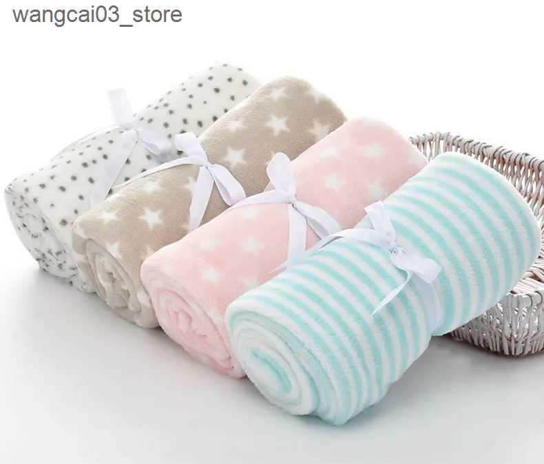 Blankets Swaddling Super Soft Baby Blankets Newborn Swaddle Wrap 100*75cm Toddler Kids Boy Girl Sofa Bedding Blankets Multi-Functional Child Quilts L2