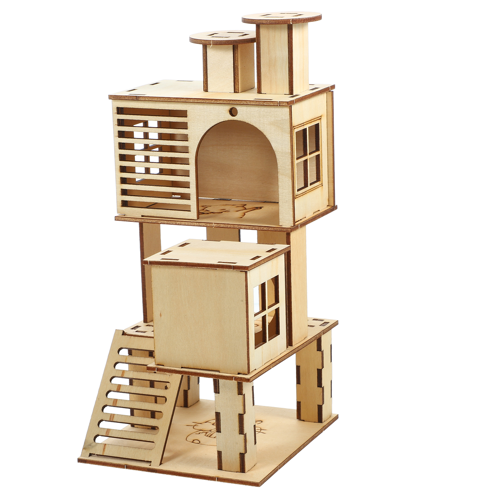 Hamster Platform House Pet Villa Creative Ladder Pet Playground Habitat