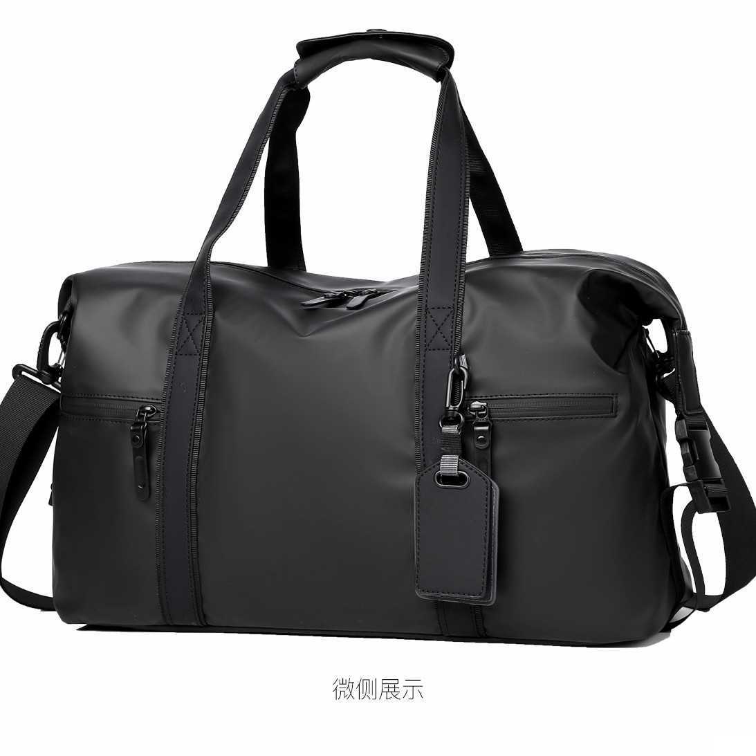 Live streaming hot item travel bag, men's business travel handbag, large capacity short distance travel sports and fitness bag, printable 241015