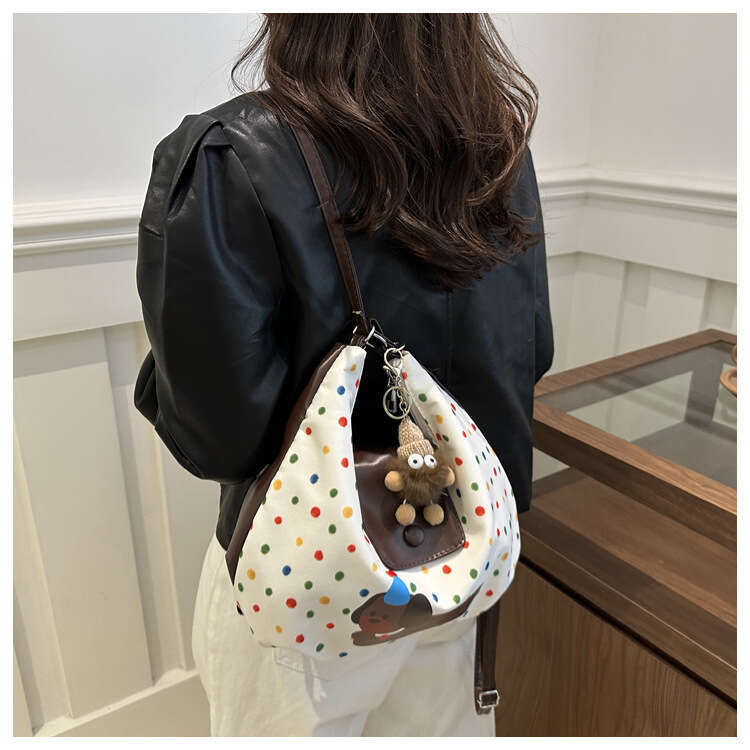 2024 New Autumn and Winter Sausage Dog Leisure Commuting Large Capacity Backpack Fashion Single Shoulder Tote Bag