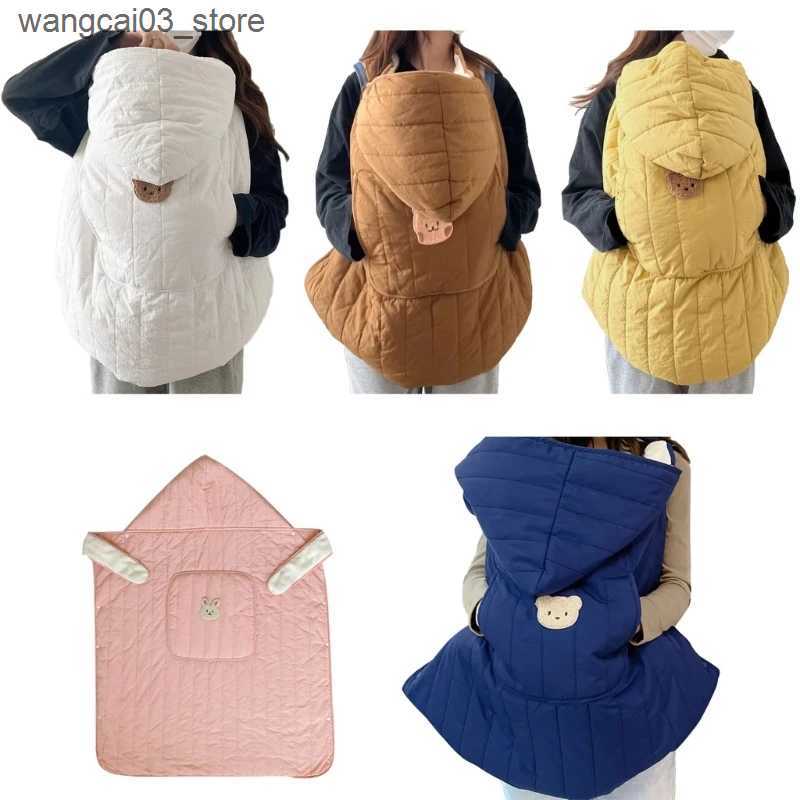 Blankets Swaddling Toddler Blanket Newborn Outerwear Pushchair Swaddling Blanket Hooded Towel Coral Fleece Sleep Sack Babies Travel Gear L240910