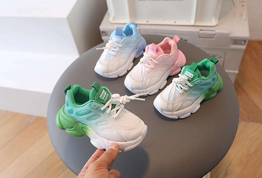 Girls Boys Unisex Mixed Colors Breathable Platform Sneakers 2024 Children Casual Mesh Light Weight Cutefeet Kids Sports Running Shoes Trainers Sizes 2