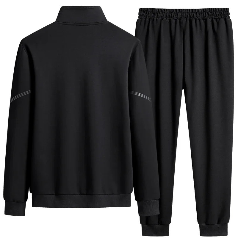 Plus Size Fashion 8XL Mens Sportswear Arrives Casual Solid Single Sports Pants Set Neutral Jogging 241008