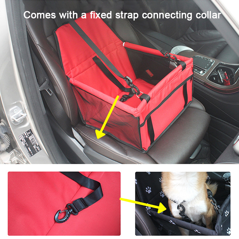 High Quality Pet Dog Car Booster Seat Safety Belt Stable Folding Pet Supplies Waterproof Dog Mat Blanket Safety Pet Car Seat