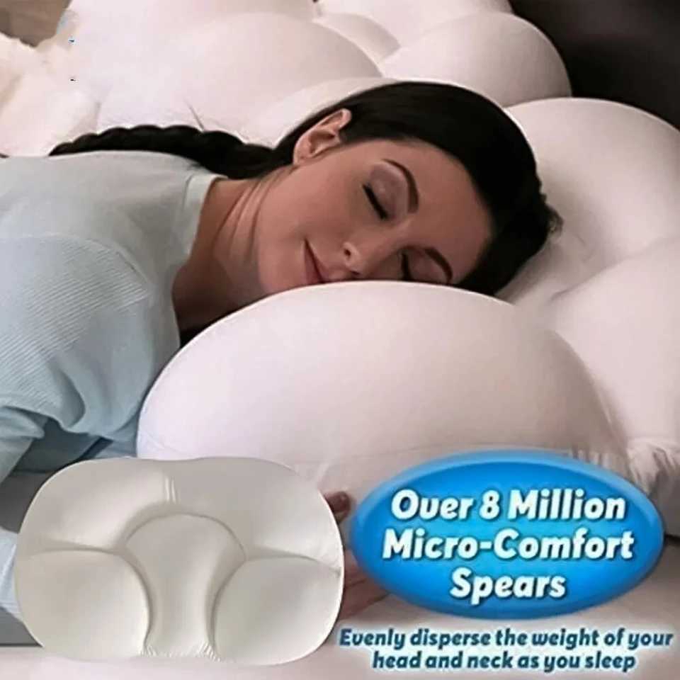 Omni directional sleep pillow egg sleep memory foam cartilaginous neck pillow pain release 3D neck mini balloon pillow deep sleep W240819