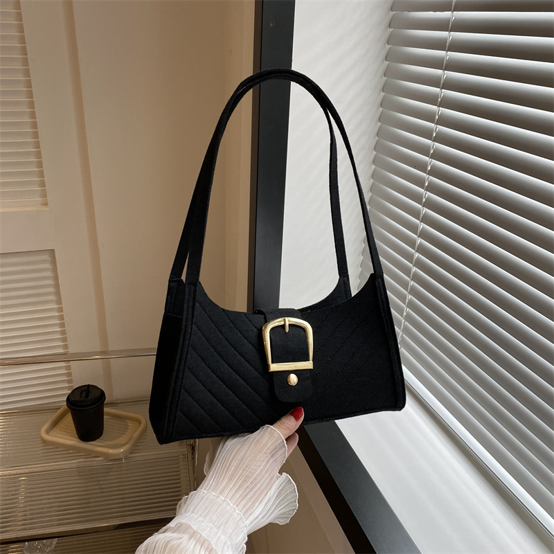 Fashionable and Simple New Western Style Commuter Shoulder Leisure Trend Underarm Bag for Women