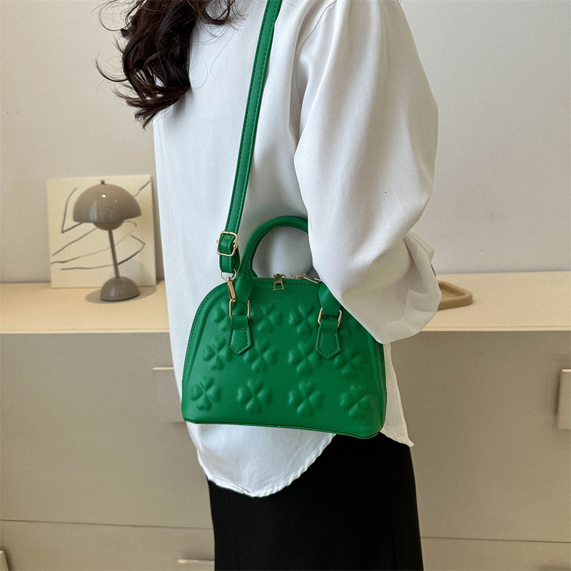 Shell for Women New Fashionable Simple Shoulder Diagonal Cross Bag Western Style Handbag