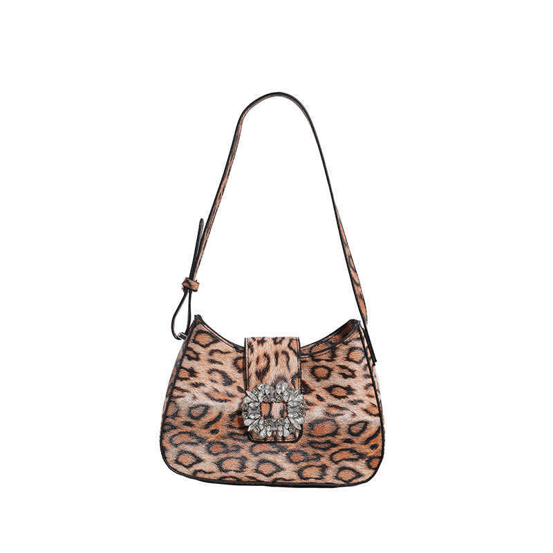 CMM Leopard Print Small Bag New Womens Bag Fashion Shoulder Bag Versatile Trendy Crossbody Bag Bags