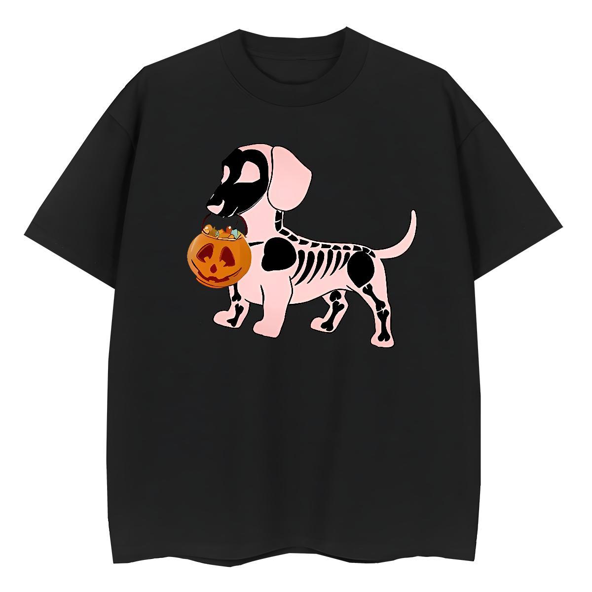 Stylist T-Shirts 230g Pure Cotton Crew Neck Daily Outfit skull Lady T shirt Designer Nice DIY Printed Tee Shirt