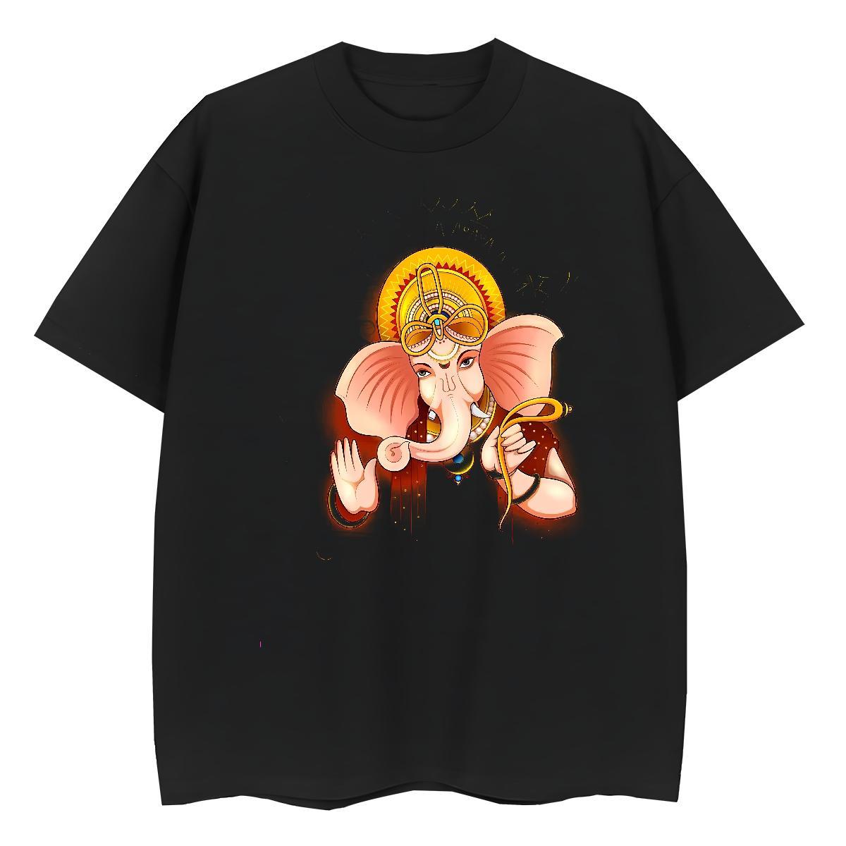 TOP Quality T-Shirts 230g Cotton Breathable Short Sleeve Casual Beach elephant Women Tees Designer Black White Tops Tees
