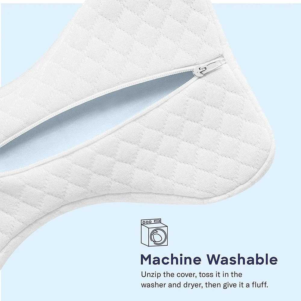 Memory foam knee back support spine alignment pregnant body side lying orthodontics back buttocks W240819