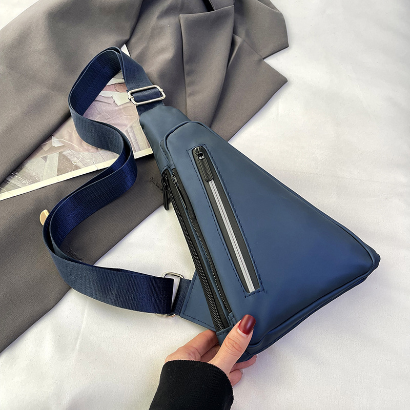 Winter Triangle Shaped Chest Korean Edition New Casual Western Style Mobile Money Single Shoulder Cross body Bag