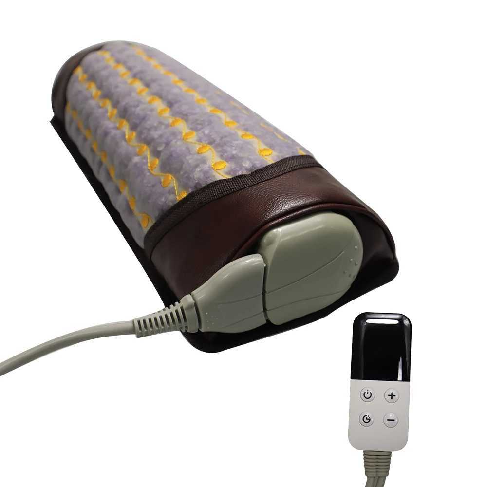 Natural amethyst tourmaline bilateral stone therapy pillow electric therapy stone enhances comfort during rest W240819